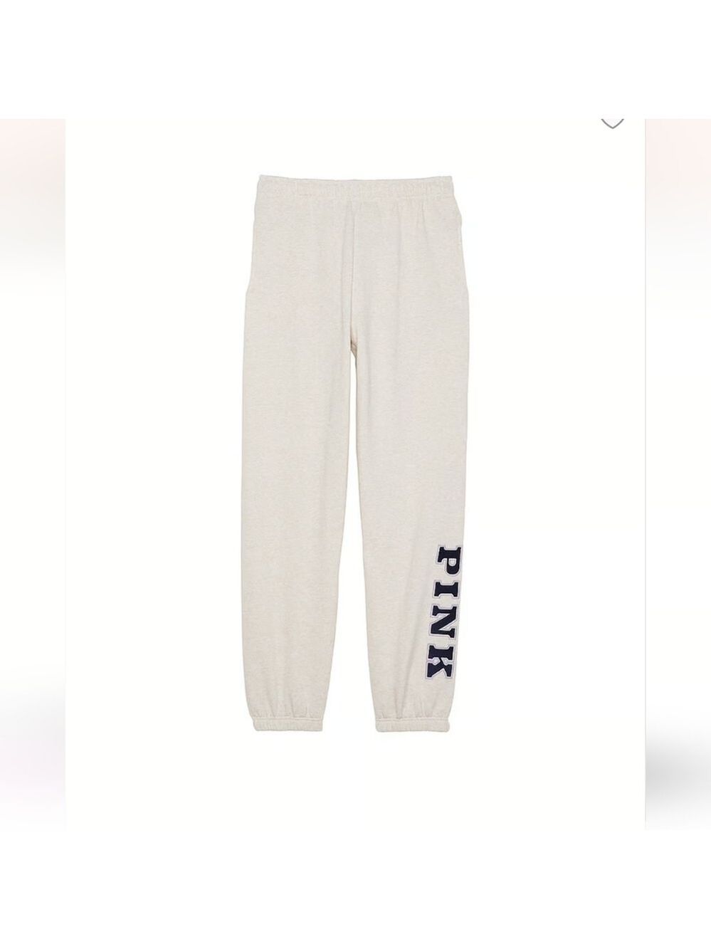 New VS PINK Ivy Fleece Campus Sweatpants - Picture 4 of 8